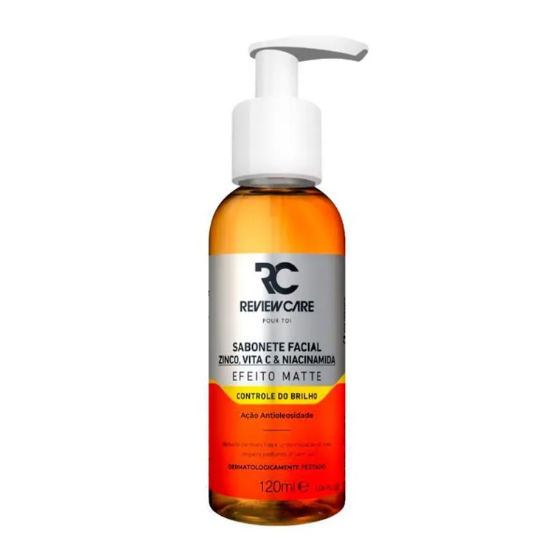 Review care sabonete facial zinco, vita C & niacinamida com 120ML