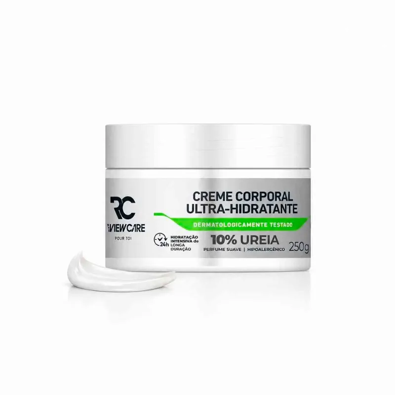 Creme Corporal Ultra Hidratante Review Care 10% Ureia para Todo Tipo de Pele 250g