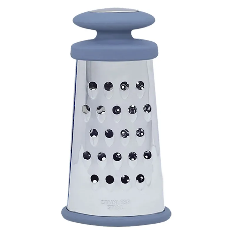 Ralador Oikos Inox com Borda em Silicone Azul 15,5cm Unidade