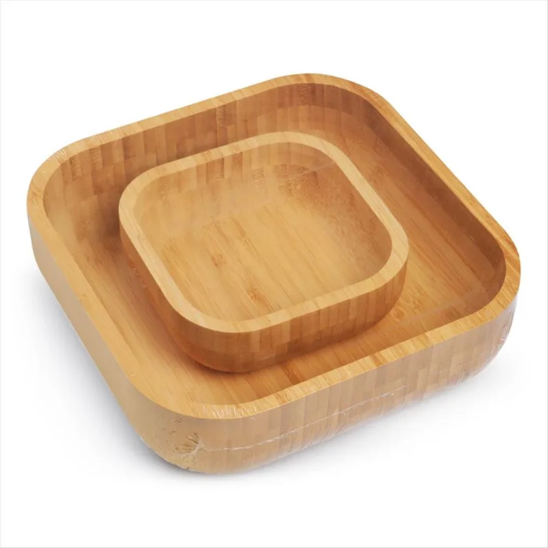 Conjunto Bowl Quadrado de Bambú Oikos 2 Unidades