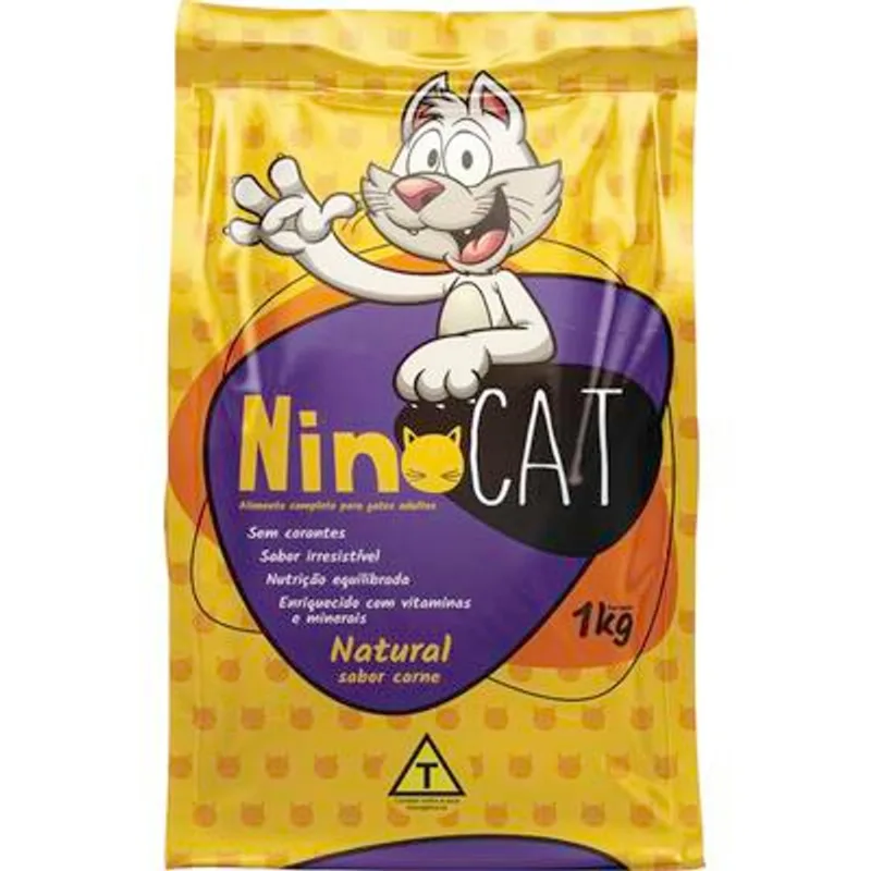 Alimento para Gatos Nino Cat Carne 1kg
