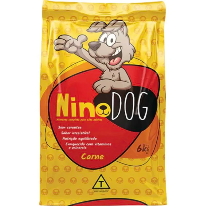 Alimento para Cães Adultos Nino Dog Carne 6kg
