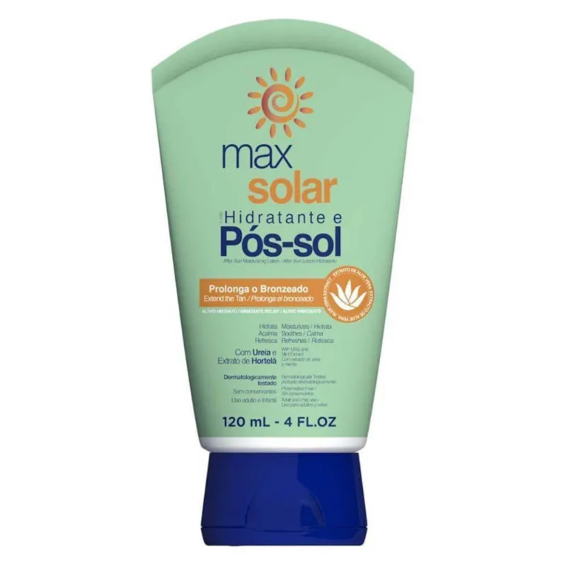 Max Solar Hidratante E Pós Sol 120ml