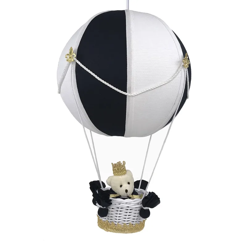 Lustre Balão Bolinha Urso Príncipe Marinho - Potinho de Mel - Casa