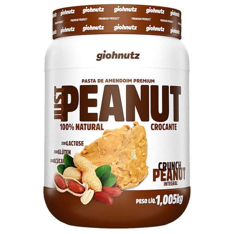 Pasta De Amendoim Integral Crocante 1,005Kg Giohnutz - Não Informado - Mercearia