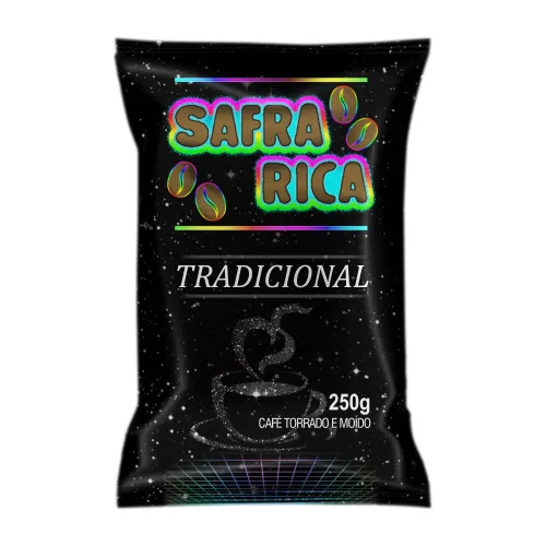 Café Torrado E Moído Safra Rica Tradicional Almofada 250g - SAFRA RICA - Mercearia