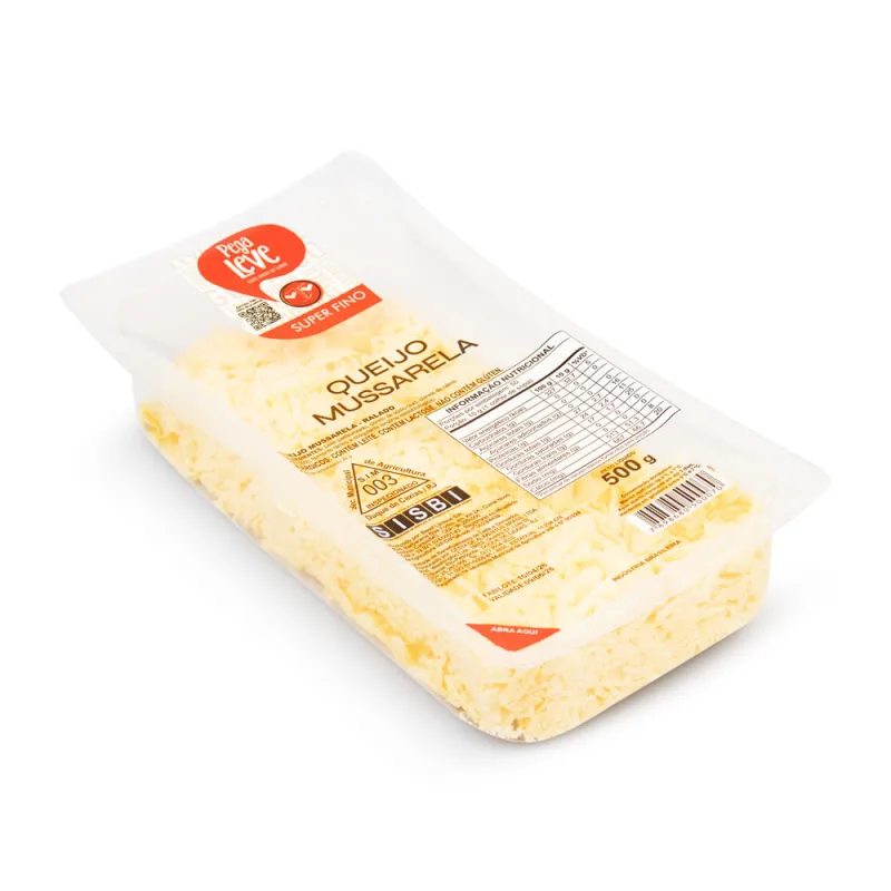 Queijo Mussarela Pega Leva Ralada 500g - PEGA LEVE - Frios E Laticinios
