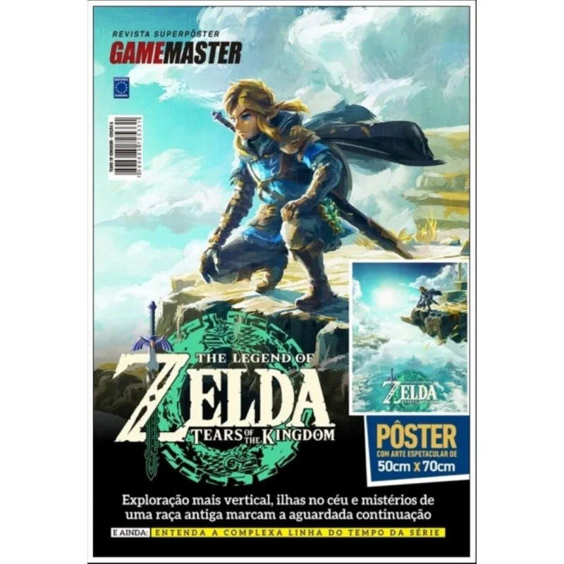 Superpôster Game Master - Zelda: Tears Of The Kingdom - Arte A
