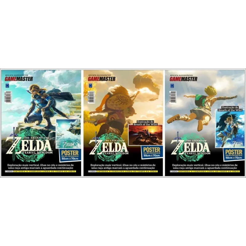 Superpôster Game Master - Zelda: Tears Of The Kingdom - Arte A+B+C
