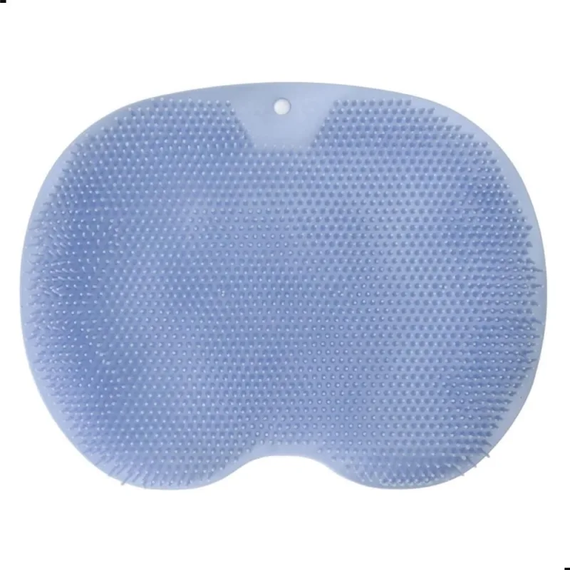 Escova Tapete de Silicone para Banho com Esfoliação Corporal e Limpeza Profunda Antibacteriana - Dark - Ar E Ventilação