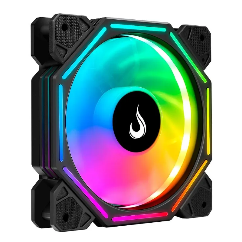 Cooler Fan Rise Mode Hex Tornado Argb 120mm Preto - Rm-h-argb-tor-b