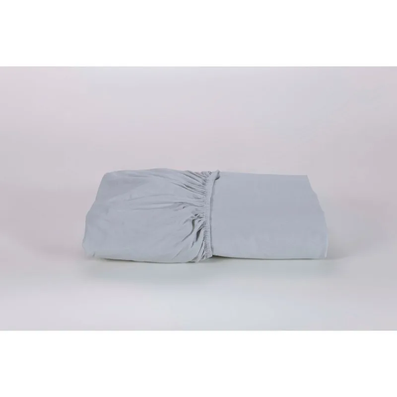 Lençol Casal Padrão (1,88mx1,38mx25cm) Avulso 200 Fios 100% Algodão Cinza