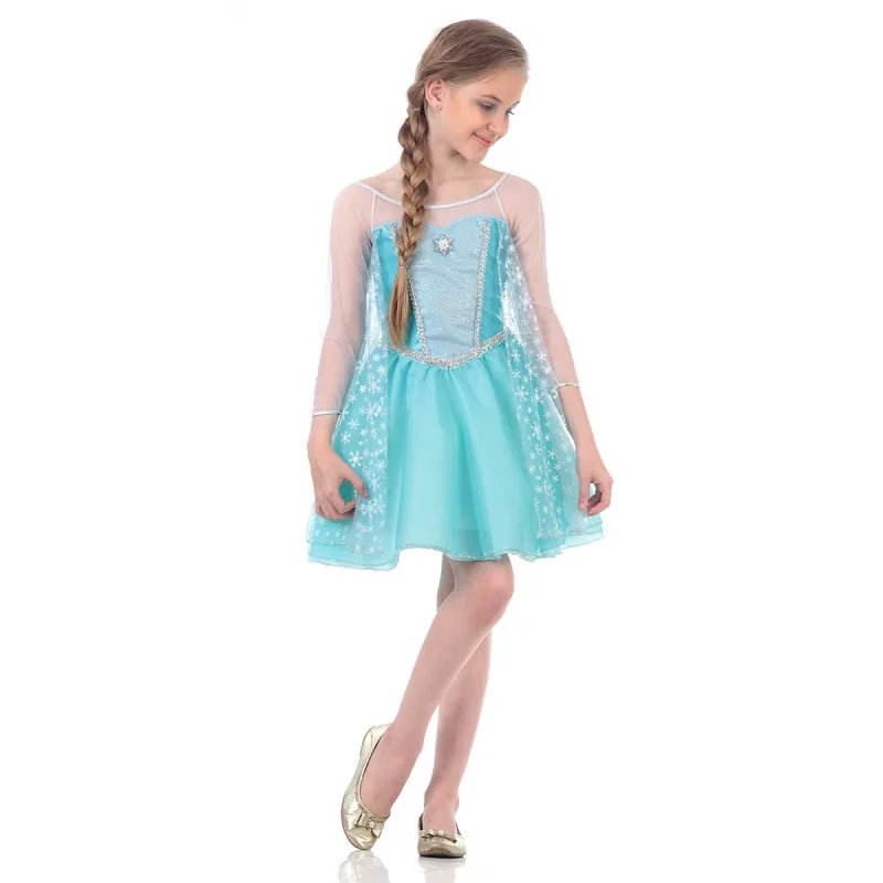 Fantasia Elsa Verão Infantil - Disney - Frozen - Princesas Disney - Artigos Para Festa