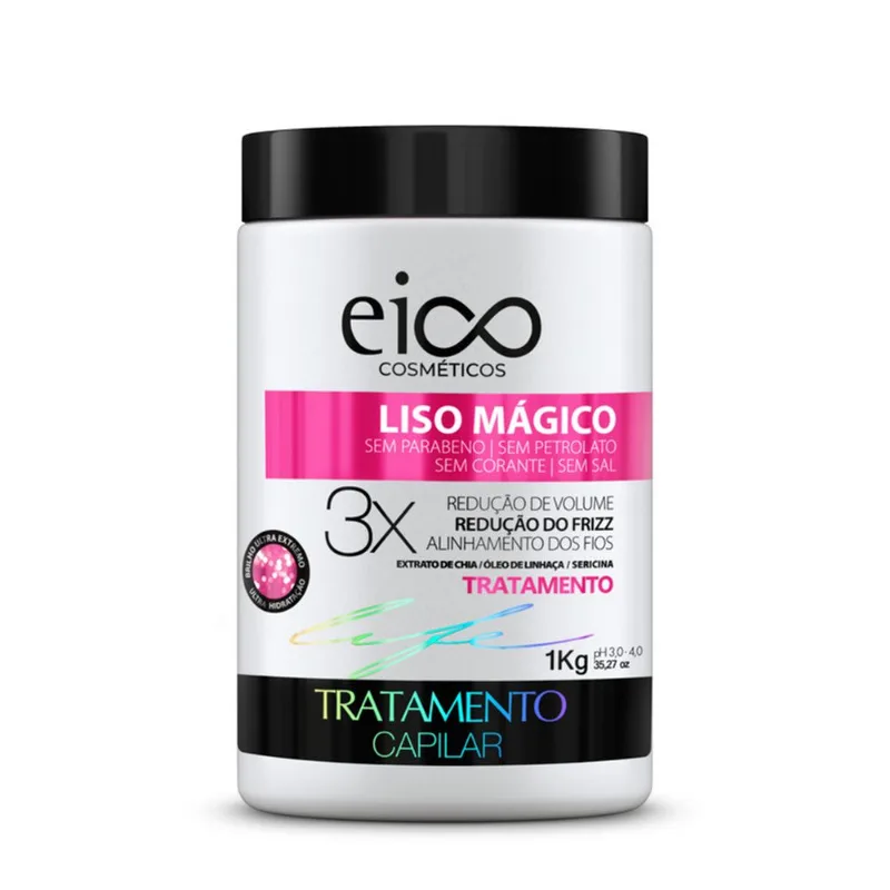 Máscara de Tratamento Liso Mágico Eico Pote 1kg