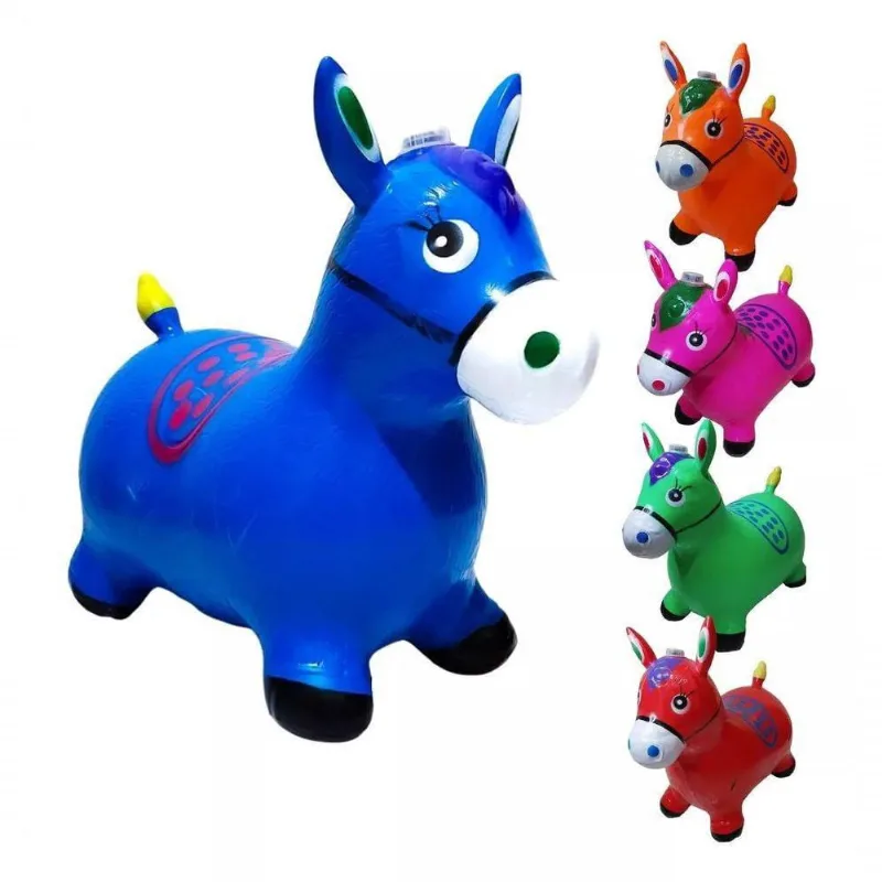 Cavalinho Upa Upa Pocoto Brinquedo Pula Pula Musica Infantil Rosa