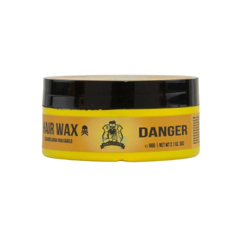 Barba Forte Danger Cera Modeladora Fixação e Estilo 60 g