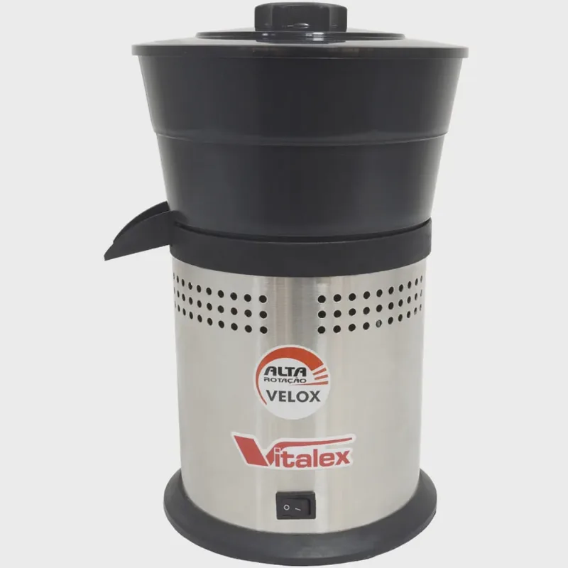 Espremedor Extrator Suco Laranja Doméstico 300W Câmara Plástica Vitalex esvi-p Bivolt