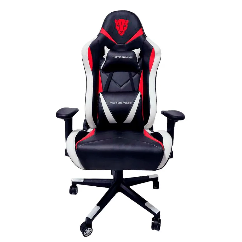 CADEIRA GAMER MOTOSPEED G1, ATÉ 180KG, COM ALMOFADAS, PISTÃO CLASSE 4, PRETO E VERMELHO - FMSCA0122PTO