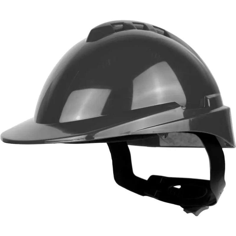 Capacete aba frontal cinza com catraca e jugular Milenium 904907 - LIBUS - LIBUS - Epi