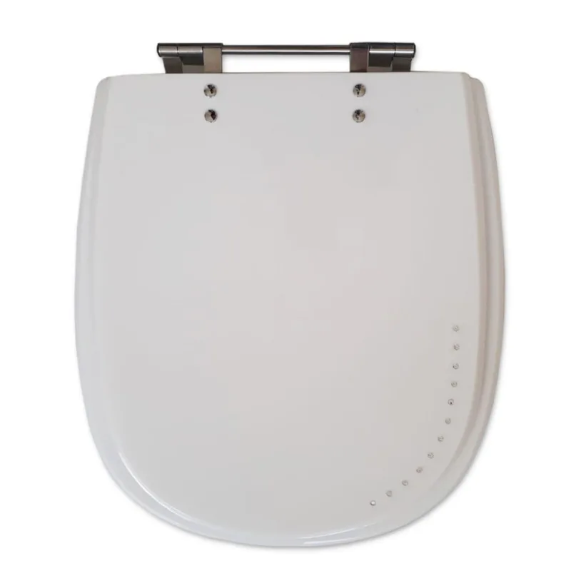 Assento Sabatini Decor Strass Branco Poliart