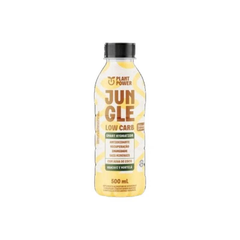 Bebida Isotônica Jungle Low Carb com Água de Coco Sabor Abacaxi e Hortelã 500ml - Jungle - Conveniencia