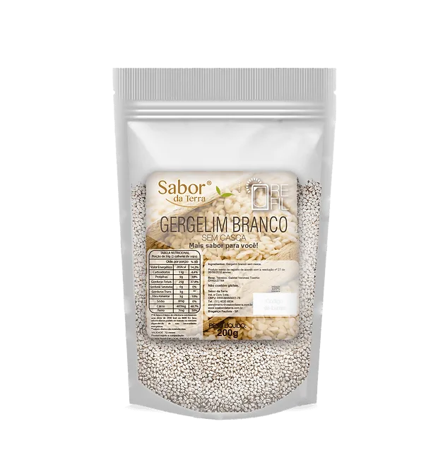Gergelim Branco Sem Casca Sabor Da Terra 200g - Não Informado - Mercearia