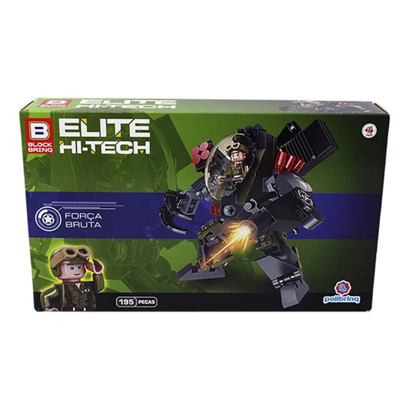 Brinquedo Polibrinq Block Brinq Blocos Elite Hi-Tech