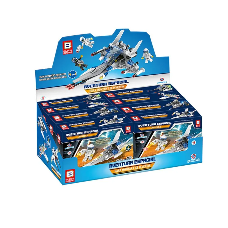 Brinquedo Polibrinq Block Brinq Aventura Espacial