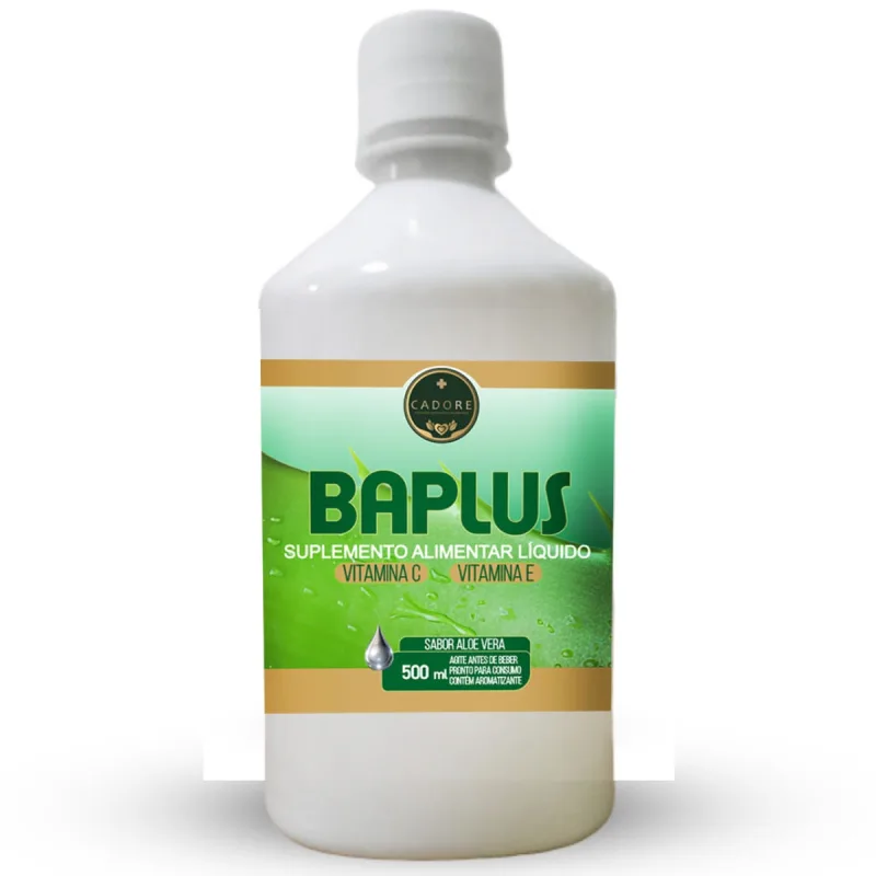 SUPLEMENTO BAPLUS SUCO ALOE VERA BABOSA NATURAL 500ML CADORE - Cadore