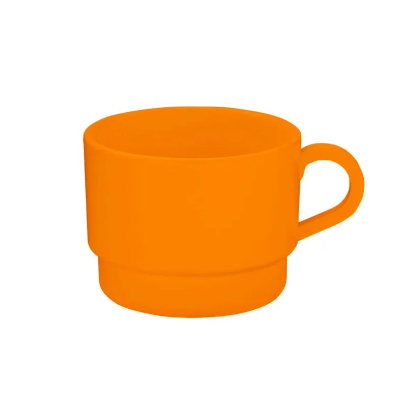 Xícara de Chá Elegance 240ml Laranja em