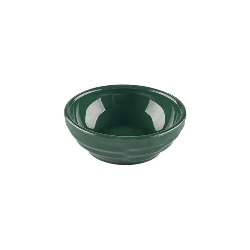 Molheira Oriental Redonda 100ml Verde em Policarbonato Molheira Oriental Redonda 100ml
