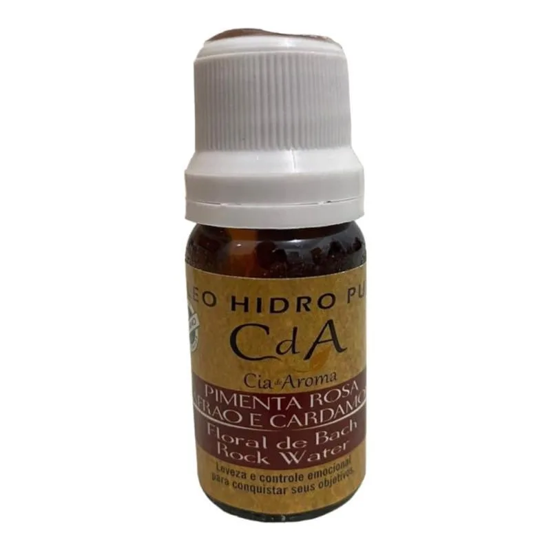 Óleo Hidrossolúvel Pimenta Rosa Açafrão E Cardamono Puro - Não Informado - Higiene E Perfumaria