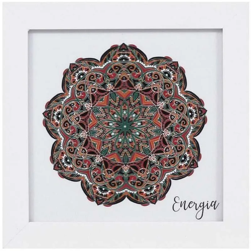 Quadro Decorativo Arte Própria Energia 20x20cm