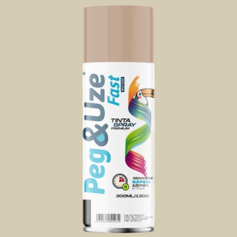 Tinta Spray Uso Geral 300ml Peg e Use Tinta Spray Uso Geral Bege 300ml Peg e Use