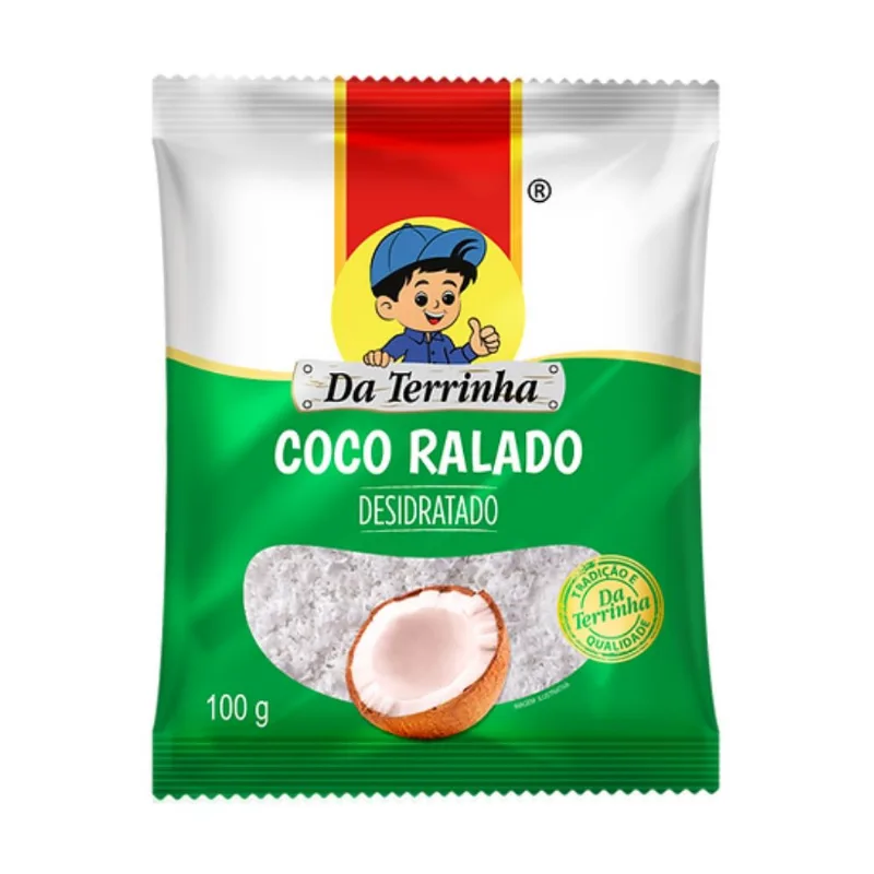 Coco Ralado Desidratado Da Terrinha 100g