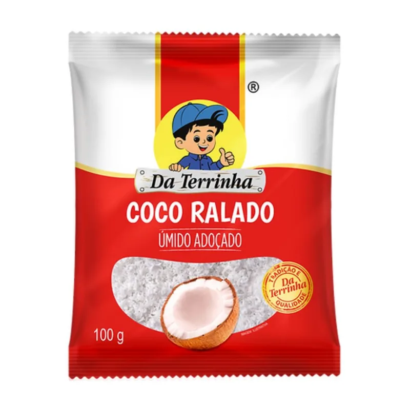 Coco Ralado Úmido Da Terrinha 100g