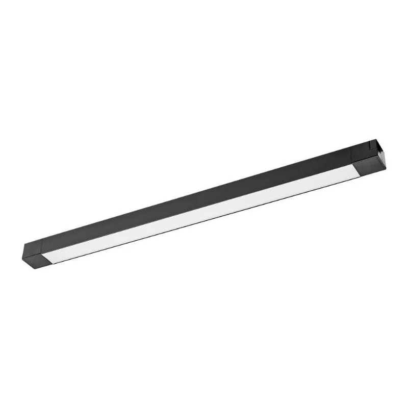 Módulo Led Difusor Para Trilho Nordecor Duli 35w 60cm Bivolt Preto 4000k Luz Neutra