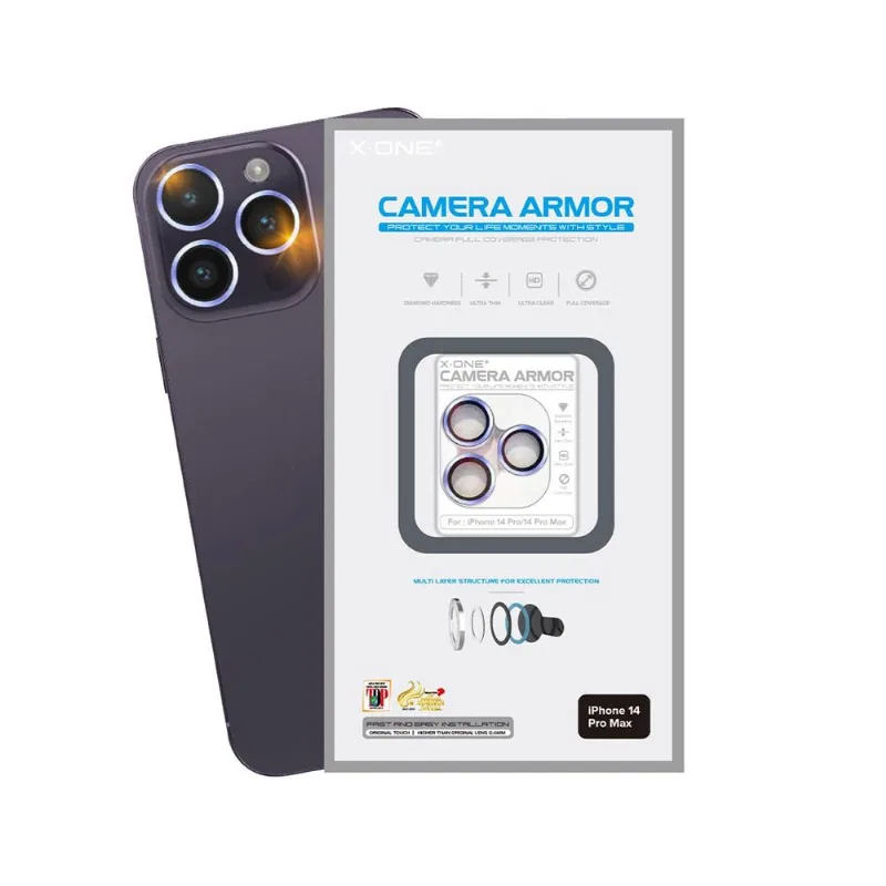 Película Câmera Armor Safira Para iPhone 12 Pro Max - Diamante - Com Garantia - X-ONE