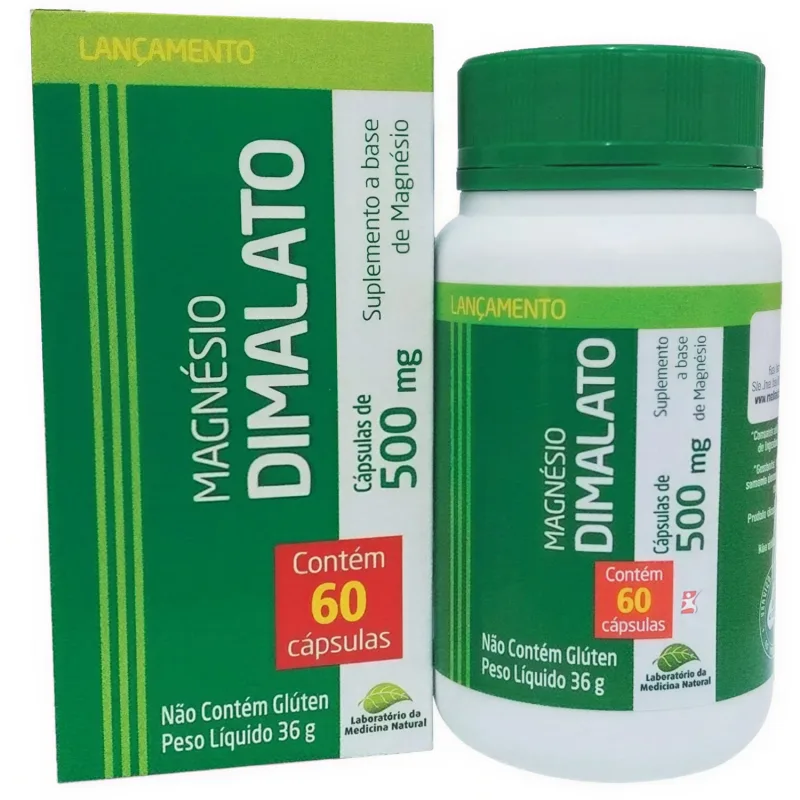 MAGNESIO DIMALATO 60 CAPS - Medinal