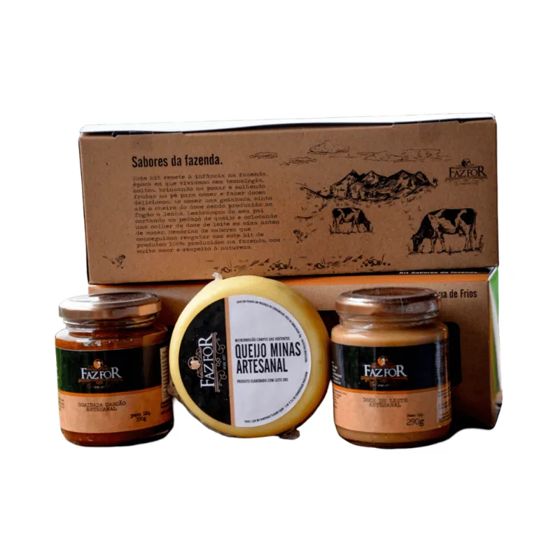 Kit Queijo Faz For Sabores da Fazenda