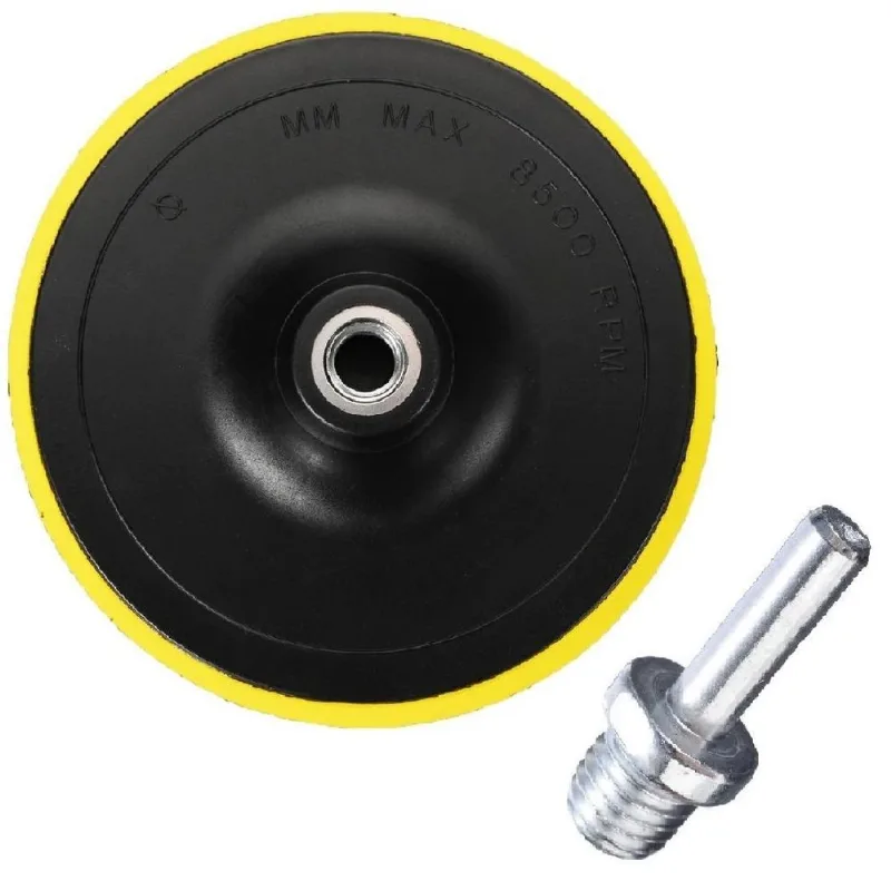 Disco Prato Suporte 180mm 7 Polegadas + Adaptador Pino M14