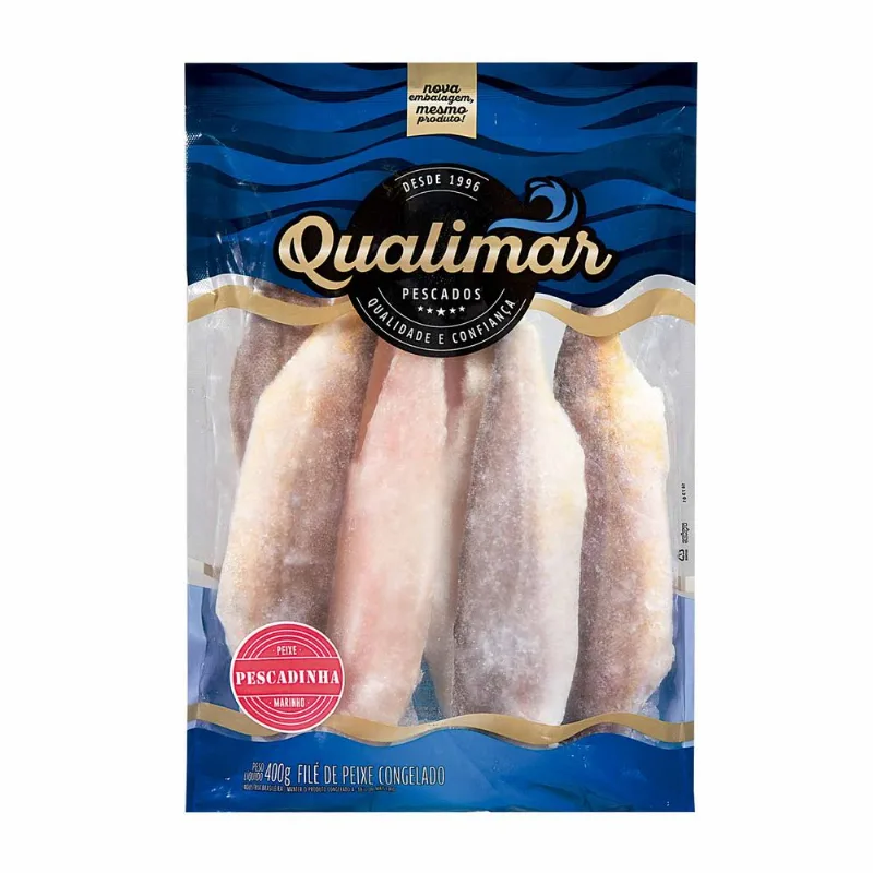 Filé de Pescadinha Congelado Qualimar 400g