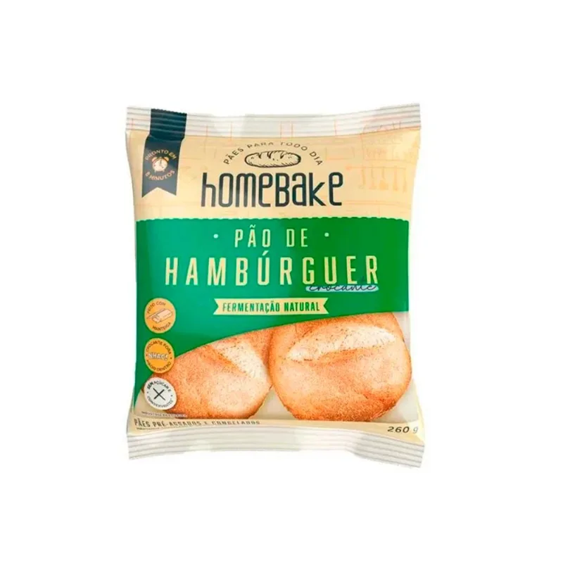 Pão Homebake Congelado Hamburguer 260g