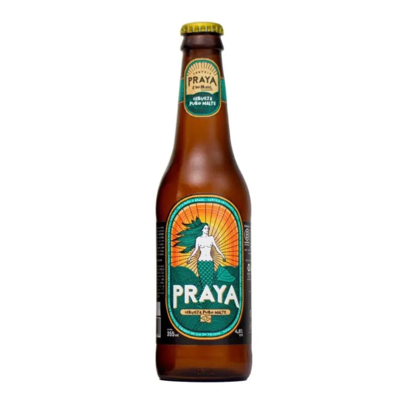 Cerveja Praya Puro Malte 355ml