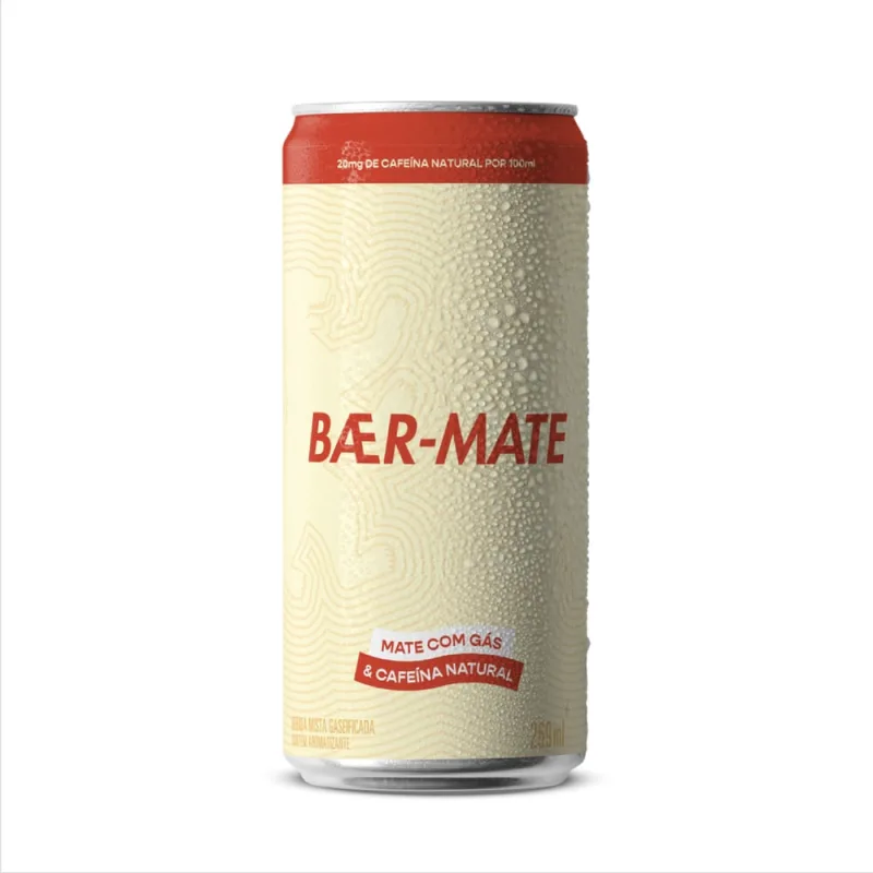 Mate com Gás e Cafeína Natural Baer-Mate 269ml - Baer-Mate - Bebidas