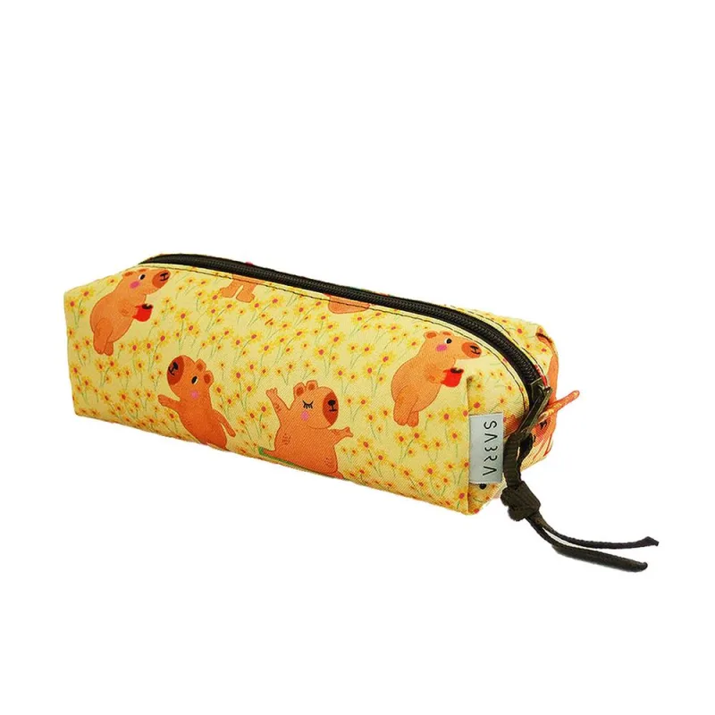 Estojo Simples Godinho Capivara Sabra - LC - Papelaria