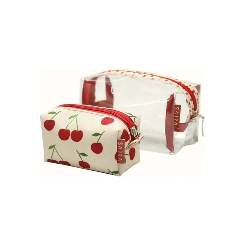 Estojo Simples Godinho Cristal Cerejinha - LC - Papelaria