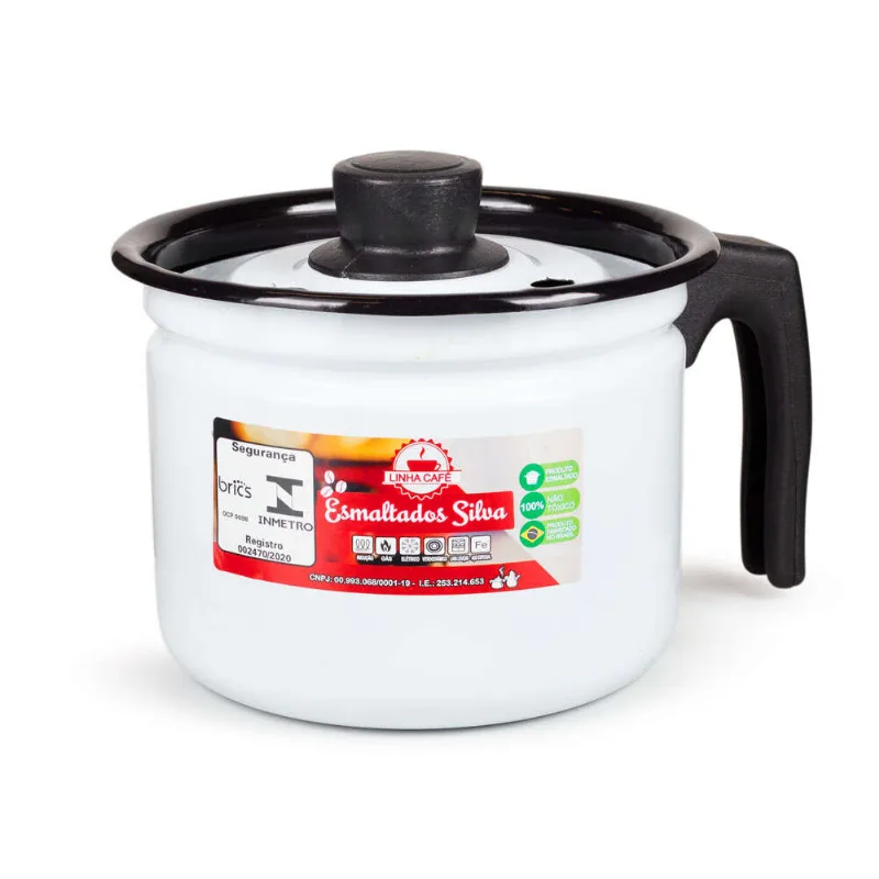 Leiteira Branca N° 14 Esmaltados Silva 1,7L