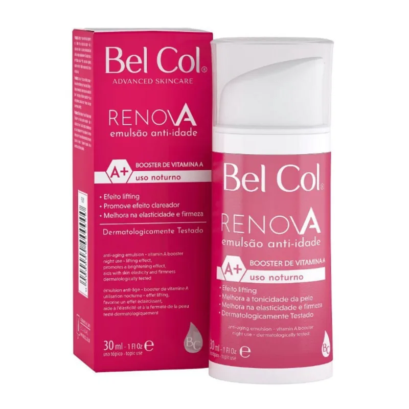 Bel Col Renova a + Emulsao Anti Idade Noturno 30Ml - Normal