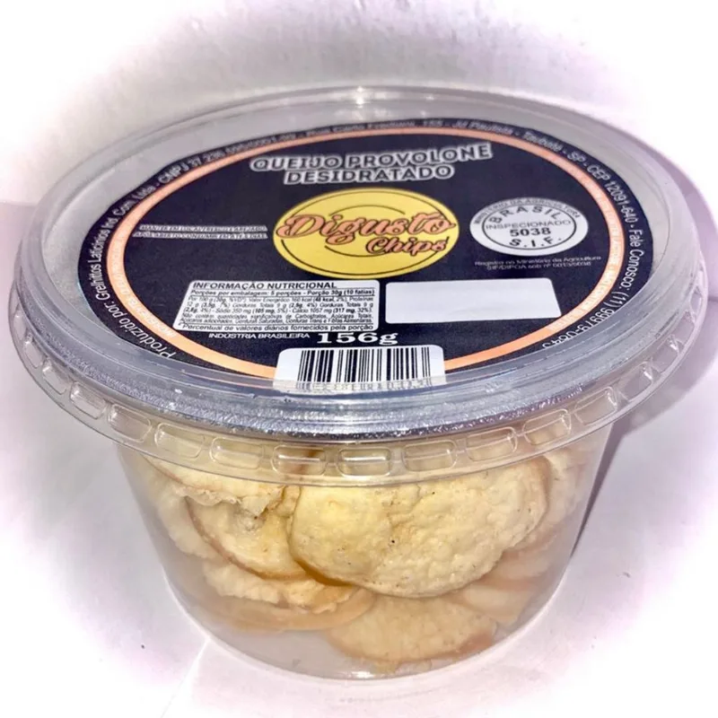 Chips de Provolone Tradicional Digusto Chips Pote 156g
